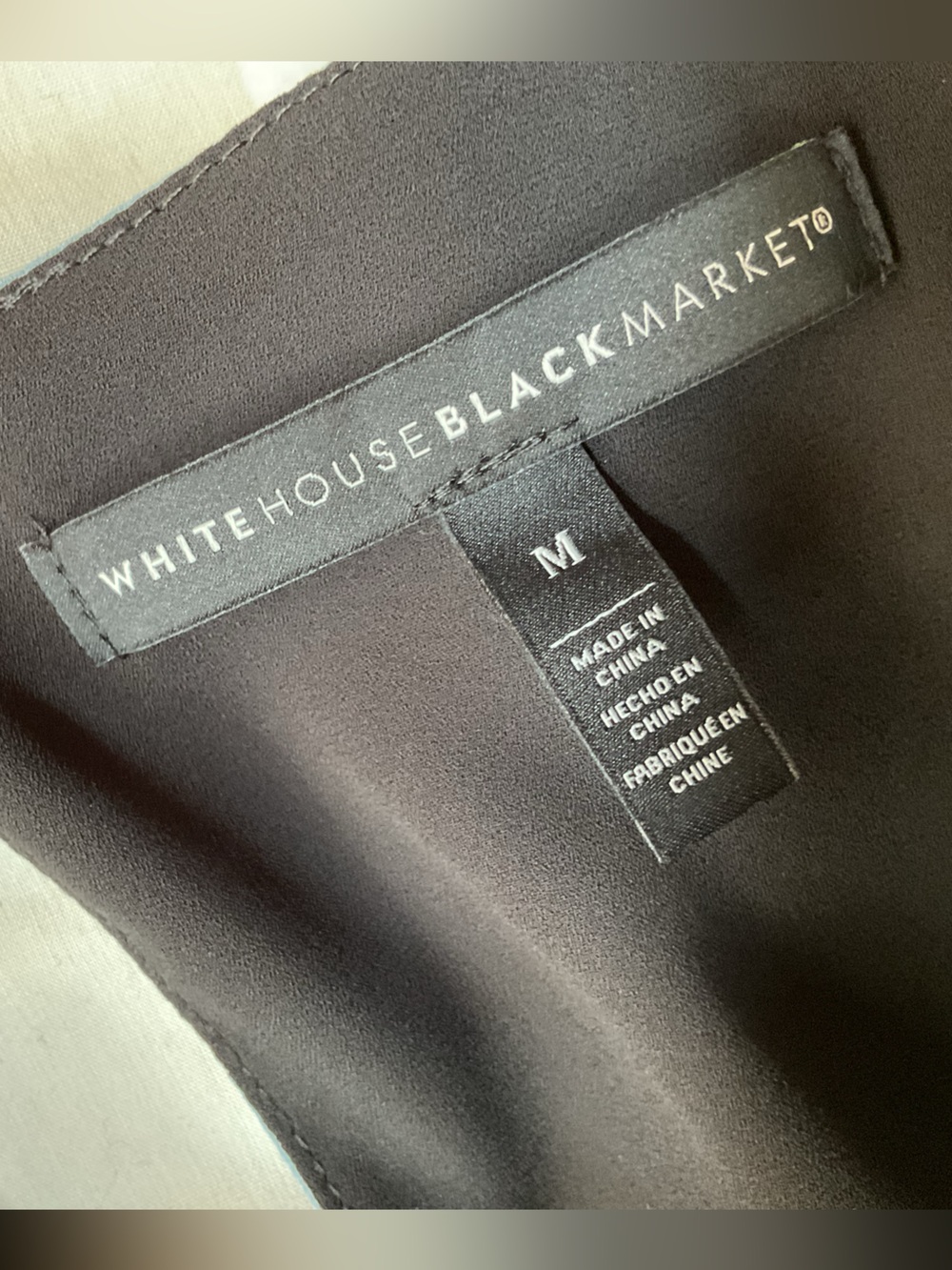 white house black market floral kimono blouse  medium - Picture 7 of 8